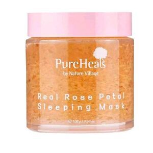 PureHeals Real Rose Sleeping Mask New in Original Box Large 100gm size